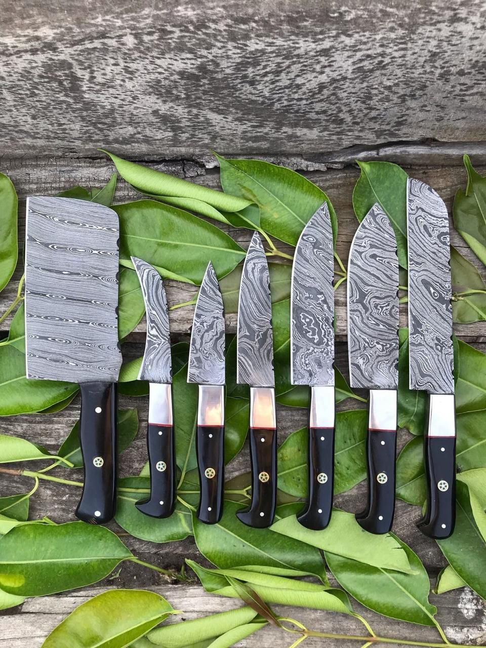 Handmade Damascus Steel KITCHEN  Knife